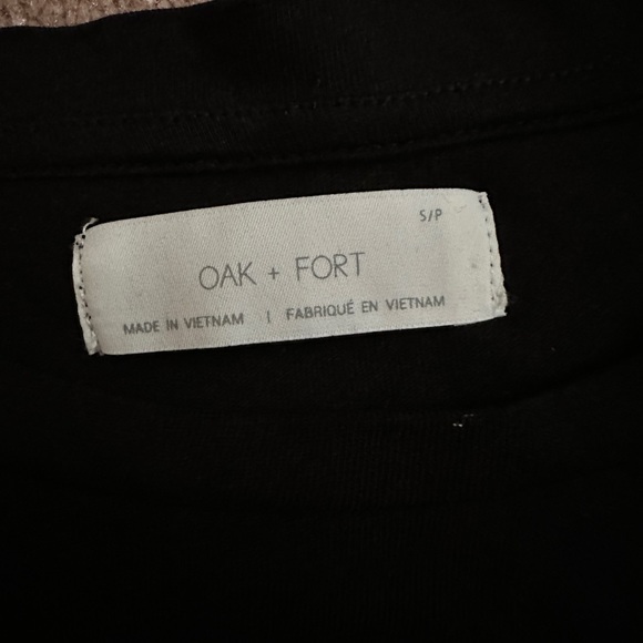 Oak + Fort Black Tshirt - Picture 2 of 2